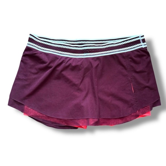 NWT New Balance Tournament Skort Maroon Women's Size XL Tennis Pickleball - Picture 1 of 16